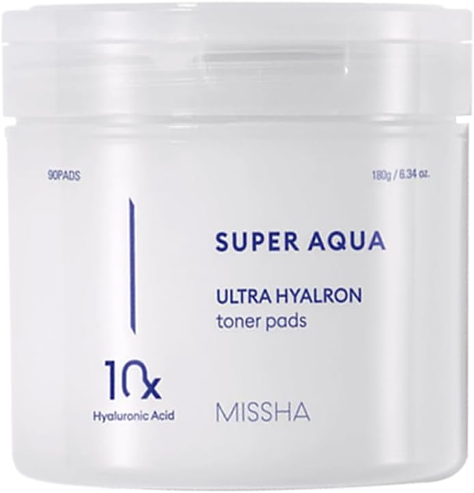 10 Farklı Hyaluronik Asit Kompleksi İçeren Arındırıcı Tonik Pad Super Aqua Ultra Hyalron Toner Pads