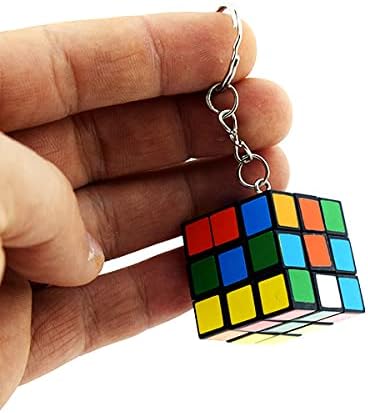 Alternative view of Nostaljik Zeka Küpü Sihirli Mini Rubik Anahtarlık