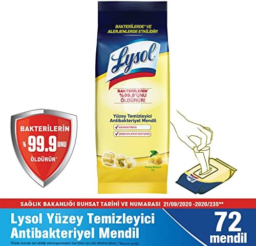 Alternative view of Pratik Yüzey Temizleyici Antibakteriyel Islak Mendil Turunç Bahçesi (1 x 72 adet)