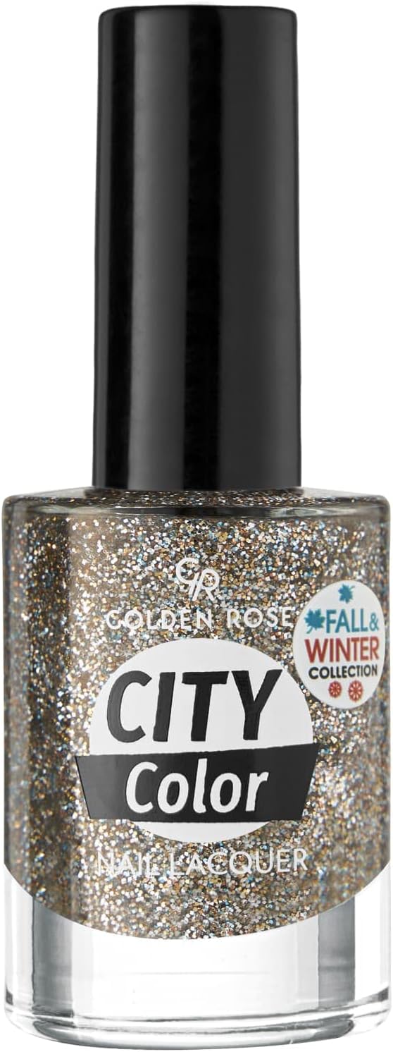 City Fall& No: 301 Glitter - Kış Koleksiyonu Işıltılı Oje 10.2 ml