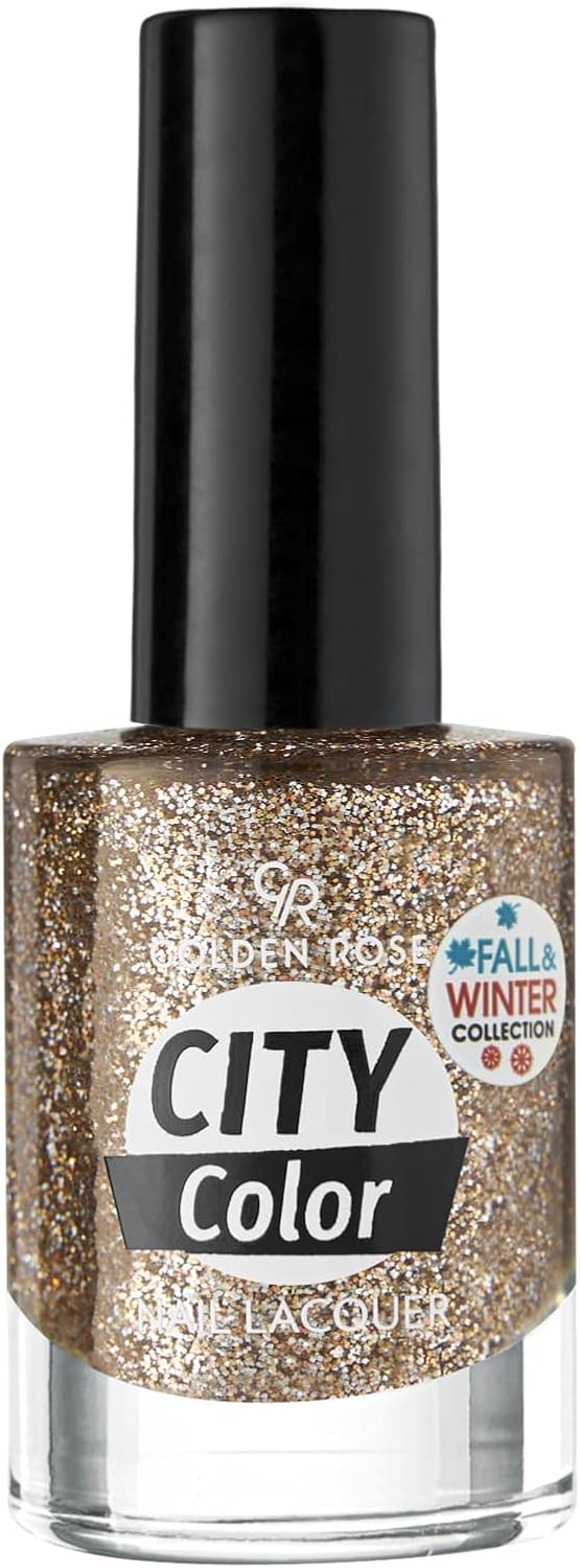 City Fall& No: 302 Glitter - Kış Koleksiyonu Işıltılı Oje 10.2 ml