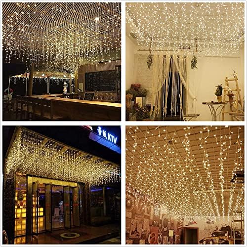 Alternative view of 8 Fonksiyonlu Dekoratif Saçak Led Sarkıt Perde Led Eklenebilir Led Süsleme Led Led Işık Ledli Işık Yılbaşı Led Yılbaşı Işık Yılbaşı Süsü (4 Metre)