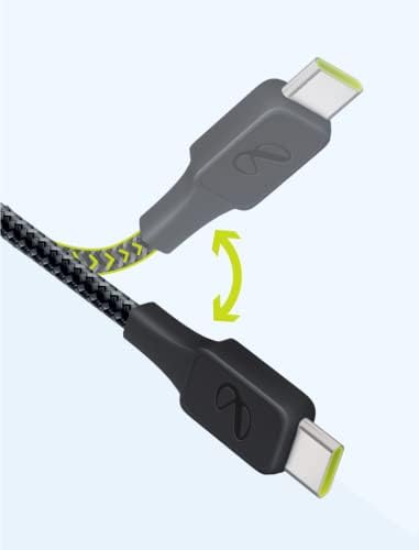 by - InstantConnect Kablo USB-C USB-C,Mavi,1.5m
