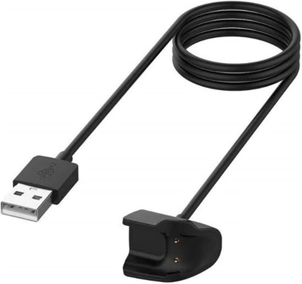 Akıllı Saat USB Şarj Aleti Galaxy Fit 2 SM R220 İle Uyumlu Akıllı Saat USB Şarj Kablosu (Siyah)