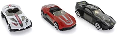 Alternative view of Die Cast Metal 3'lü Yarış Arabaları Siyah Araçlı