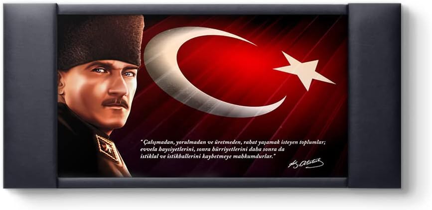 Alternative view of Atatürk Vektörel Makam Arkalığı Fonu 150 x 70