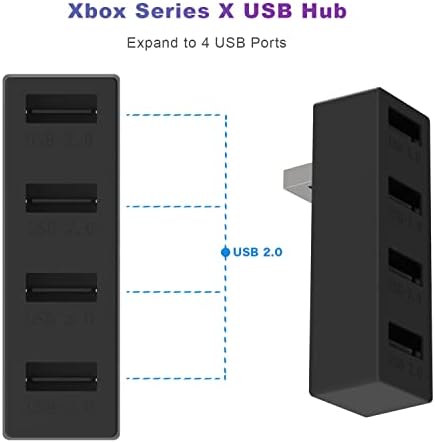 Alternative view of Xbox Serisi X/S için 4 Bağlantı Noktalı USB Hub 2.0, Xbox Serisi X/S Konsolu ile Uyumlu Yüksek Hızlı USB Hub Splitter Genişletme Adaptörü