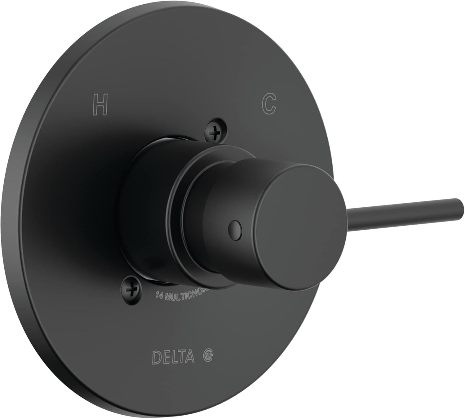 Siyah Duş Muslukları için Modern Mat Siyah Duş Vanası Kiti, Duş Kolu Değiştirme, Duş Bataryası Kolu, Mat Siyah T14059-BL-PP (Vana Dahil Değildir)