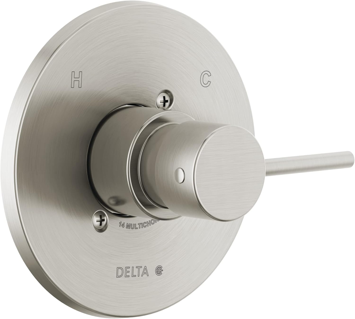 Duş Bataryaları için Modern Duş Vanası Kiti, Duş Kolu Değiştirme, Duş Bataryası Kolu, Paslanmaz T14059-SS-PP (Vana Dahil Değildir)