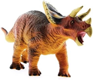 Yumuşak Plastik Dinozor Figür - Triceratops