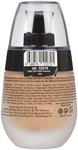 Alternative view of Aqua Wow Mineralli Su Bazlı Fondöten Light Skin With Neutral (30 ml)