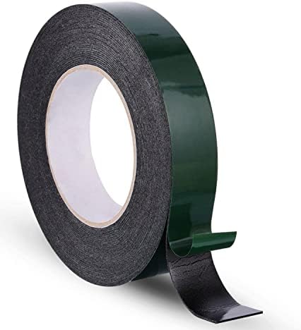 Çift Taraflı Köpük Bant Eva Montaj Bandı Siyah 24 mm x 10 Metre