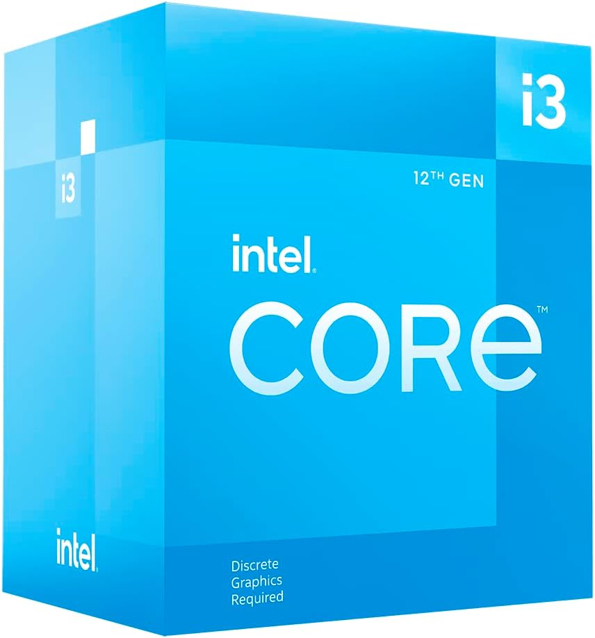 Intel Core i3-12100F 3.30GHz 4 Çekirdek 12MB L3 Önbellek Soket 1700 İşlemci