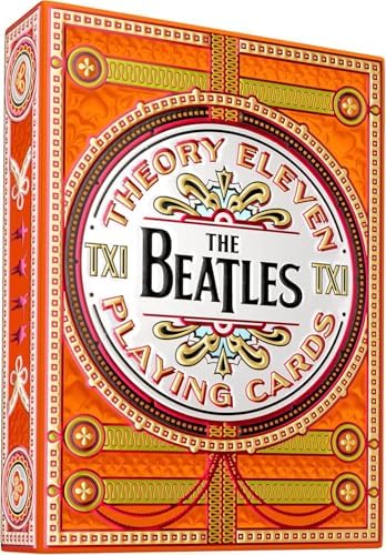 theory11 The Beatles Premium Oyun Kartları – Turuncu Deste