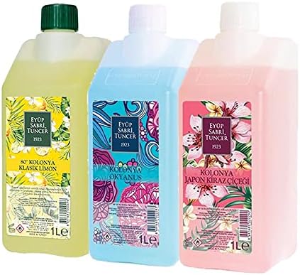 Alternative view of Klasik Limon, Kiraz Çiçeği ve Okyanus Kolonyası Yedek Şişe 1 Litre