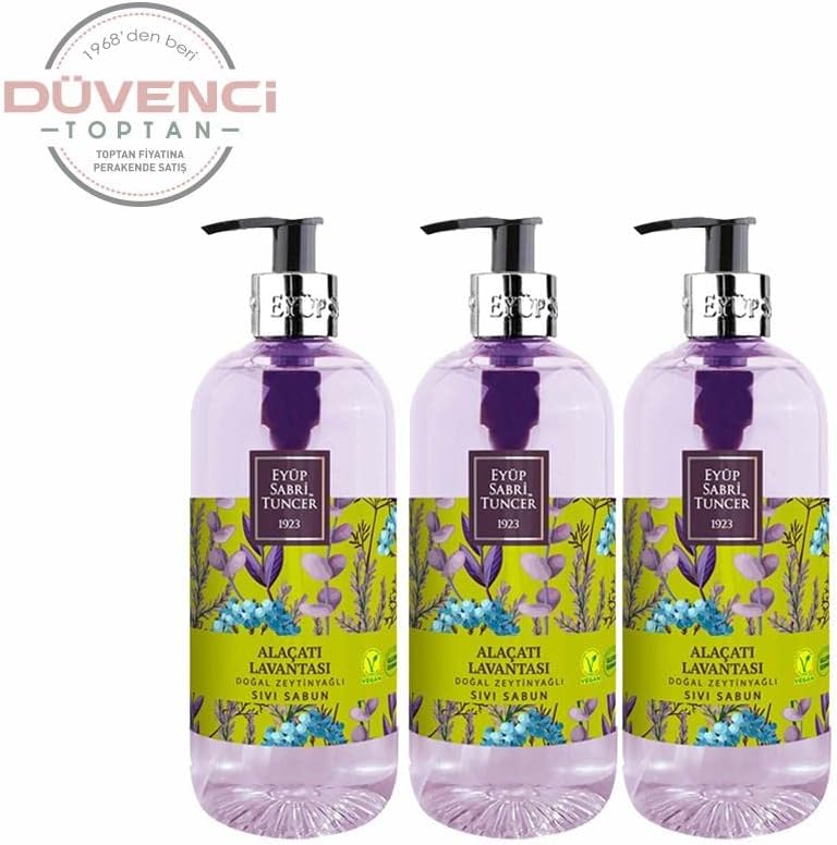 Alternative view of Düvenci Toptan Alaçatı Lavantası Sıvı Sabun Seti 500 ml 3' lü Paket