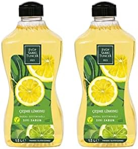 Alternative view of Doğal Zeytinyağlı Sıvı Sabun Çeşme Limonu Sıvı Sabun 1500 ml x 2