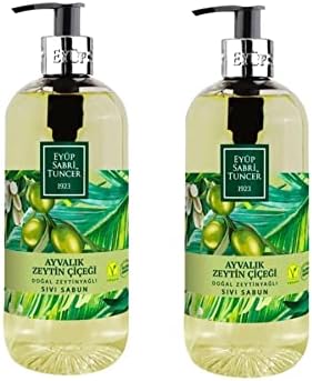 Ayvalık Zeytin Çiçeği Doğal Zeytinyağlı Sıvı Sabun 500 ml X 2 Adet