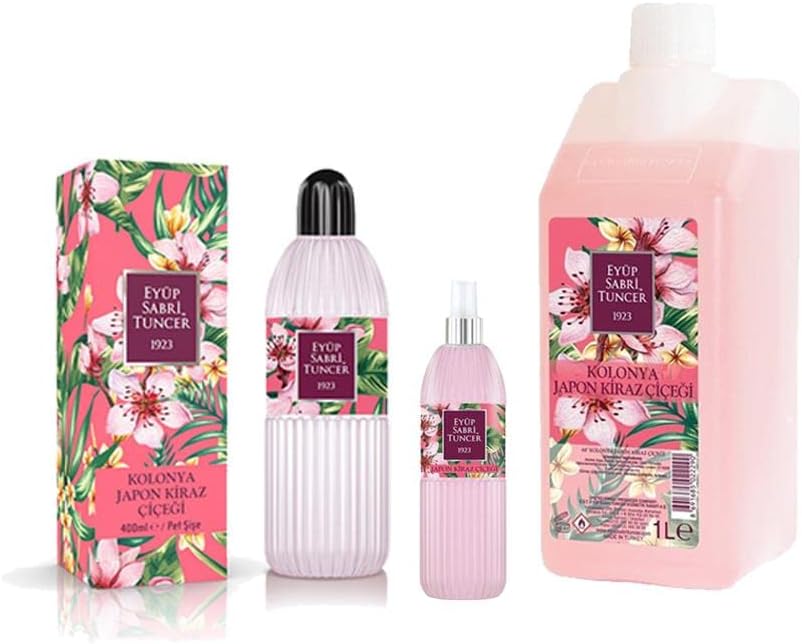 Alternative view of Kiraz Çiçeği Kolonyası Yedek Şişe 1 lt, 400 ML ve 150 ML