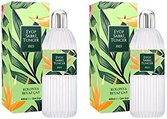 Alternative view of Beyaz Çay Kolonyası 400 ml Silindir Cam Şişe x 2