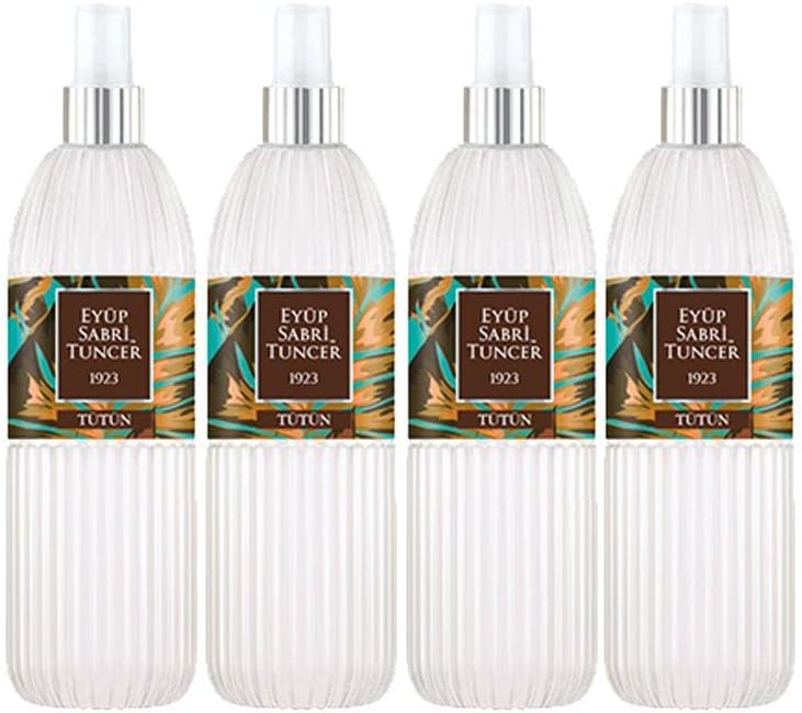 Tütün Kolonyası Silindir Pet Şişe Sprey 150 ml x 4 Adet
