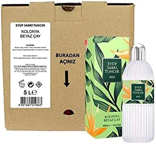 Alternative view of Beyaz Çay Kolonyası 5 lt ve 400 ML Cam Şişe