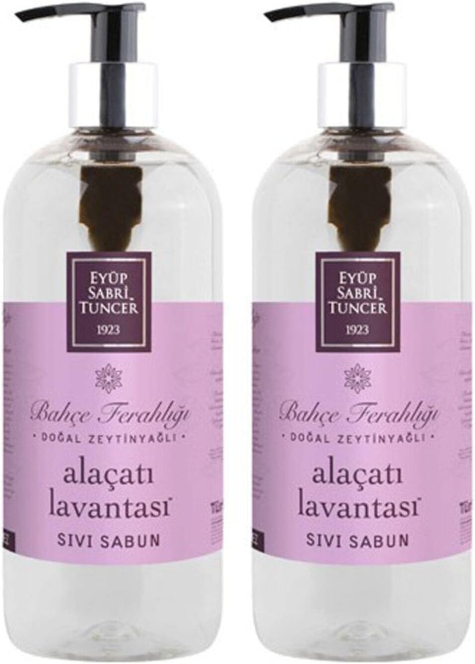 Alaçatı Lavantası Doğal Zeytinyağlı Sıvı Sabun 500 ml x 2