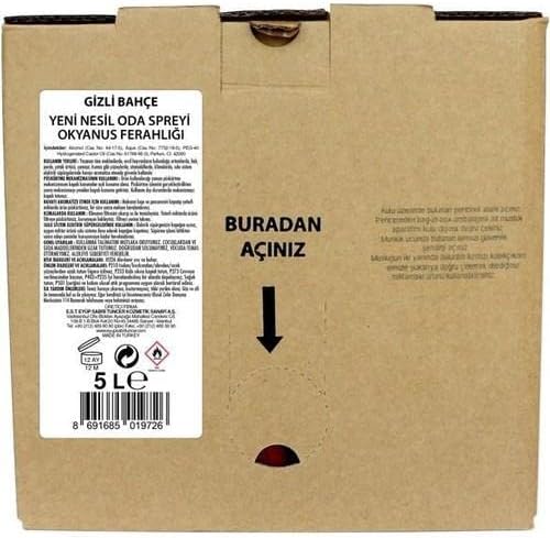 Yeni Nesil Oda Spreyi Lavanta Esintisi 5 lt - Bag in Box