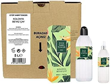Alternative view of Beyaz Çay Kolonyası Paketi 5 lt, 400 ML ve 150 ML