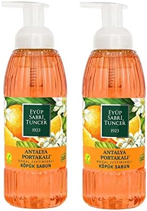 Zeytinyağlı Antalya Portakalı Köpük Sabun 500 ML x 2
