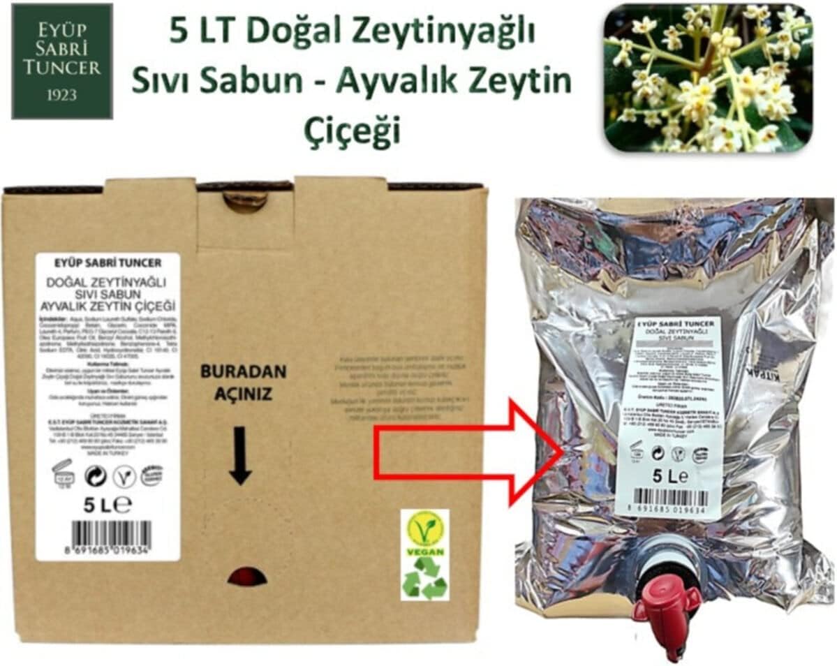 Alternative view of Ayvalık Zeytin Çiçeği Doğal Zeytinyağlı Sıvı Sabun 5 lt - Bag in Box