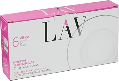 Lav 6'lı Çay Tabağı