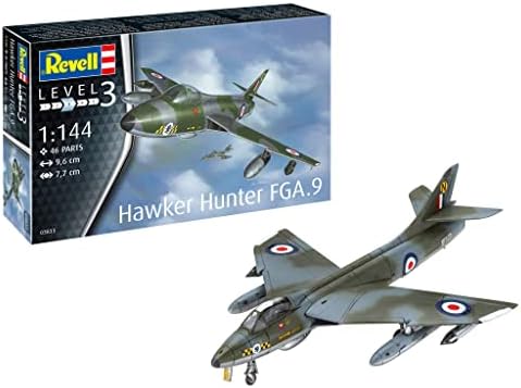 Alternative view of 03833 Hawker Hunter FGA.9 1:144 Ölçekli Yapısız/Boyasız Plastik Model Kiti