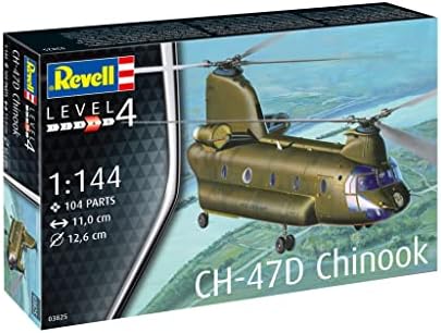 Alternative view of CH-47D Chinook Model Kit Uçak
