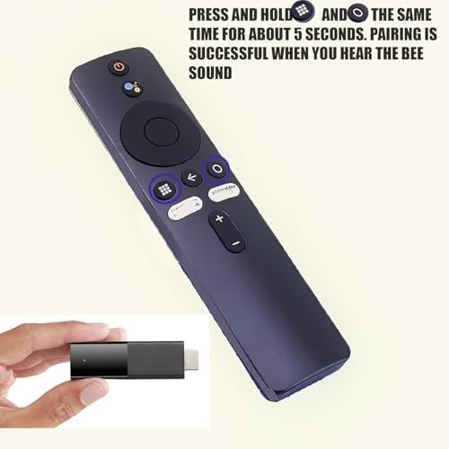 Alternative view of Şunlar için uygundur Mi TV Stick/MI Box 4S 4K için uzaktan kumanda Mi TV Stick için Bluetooth ve sesli kumandalı yedek uzaktan kumanda