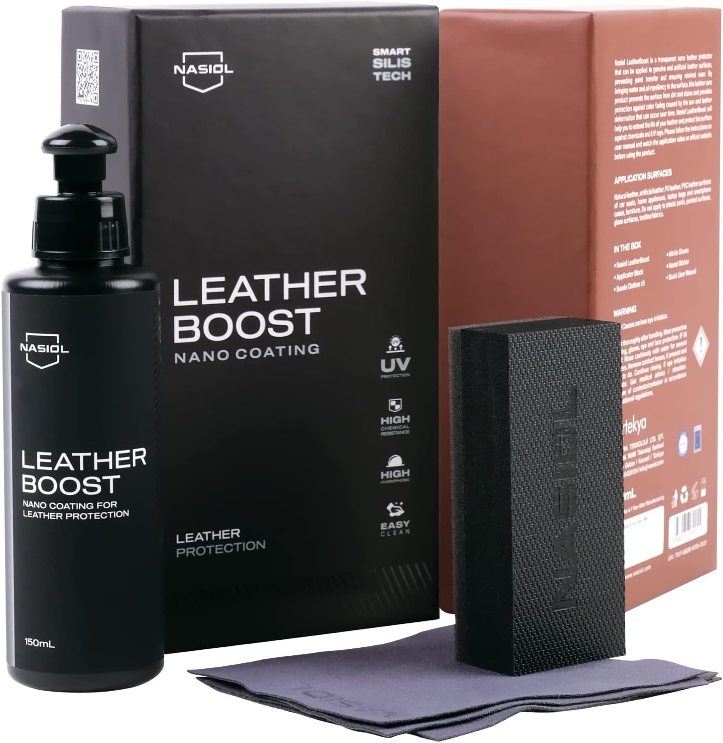 Leatherboost Araç,Ev Deri Yüzeyler İçin Kaplama-150 Ml-Deri Bakımı ve Koruması, Detailing, Deri Bakım Kiti, Hakiki Ve Yapay Deri Besleyici, Araç Deri Koltuk Koruyucu Ve Onarıcı