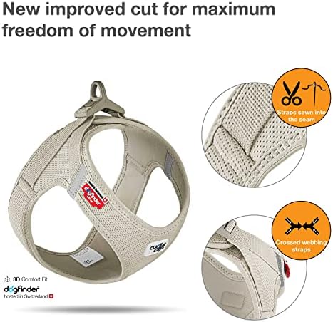 Alternative view of Curli Vest Harness Clasp Air-Mesh Light-Tan 3XS
