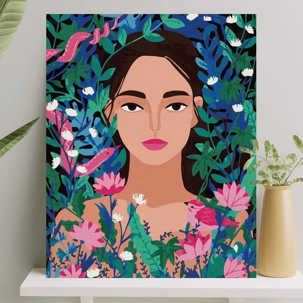Alternative view of Hobi Sanat Sayılarla Boyama Tuval Seti Fırça Boya Dahil (Çıtalı) 40x50 CM - Amazon
