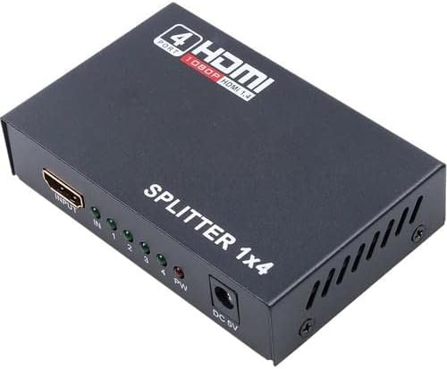 Alternative view of Plus PX-5004 1080P 2K 4K UHD 4 Port HDMI Splitter (Adaptörlü)