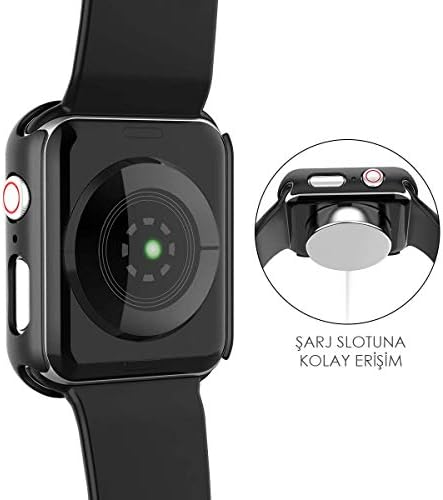 Alternative view of Series 7 41mm için Kılıf Premium Slim WatchBand Gümüş [ Series 7 41mm ile Uyumlu Kılıf - Gümüş]