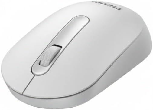 Alternative view of M402 Beyaz Kablosuz Mouse, Ergonomik Ele Tam Oturan Tasarım, 2.4GHz Fare, Otomatik Uyku Modu ve Enerji Tasarrufu, Hassas Optik İzleme, Tek AA Pil ile Çalışma