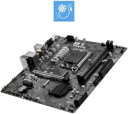 Alternative view of MSI PRO H610M-G DDR4 SOKET 1700 DDR4 3200(OC) PCI-E Gen 4 ,M.2 USB3.2 1x 1G LAN mATX
