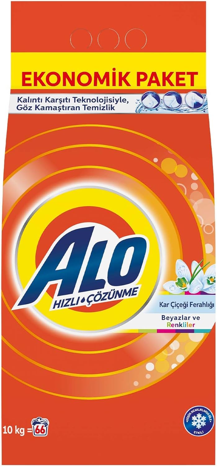 Alternative view of Alo 10 kg Kar Çiçeği Ferahlğı Beyazlar ve Renkliler Hızlı Çözülme Toz Deterjan