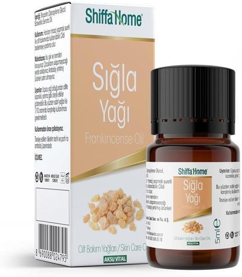Shiffa Sığla Yağı 5 Ml | Doğal Günlük Ağacı Yağı | Aromaterapi ve Cilt Bakımı İçin Saf Bitkisel Yağ | Antioksidan, Antiseptik ve Mantar Önleyici Özellikler