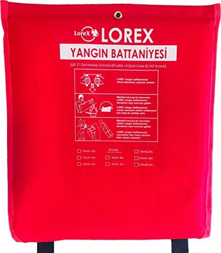 Alternative view of LR-FB2020C Yangın Battaniyesi 200cm x 200cm, Yangın Battaniyesi 200x200 Çantalı (1)