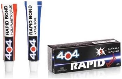 404 Hızlı Plastik Çelik Yapıştırıcı 16g 10 Dk da Yapıştır