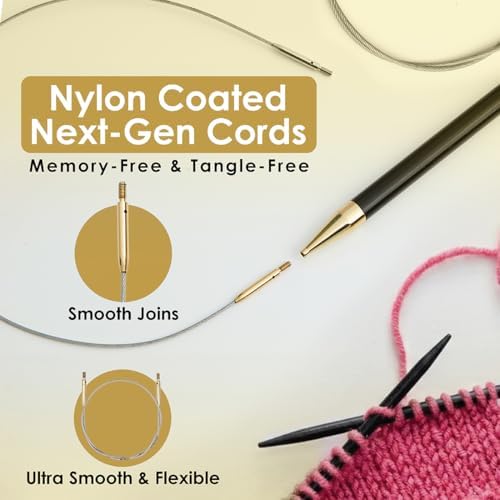 Alternative view of Interchangeable Needle Set 5"- Sizes 3/3.25mm To 8/5mm -LM350302