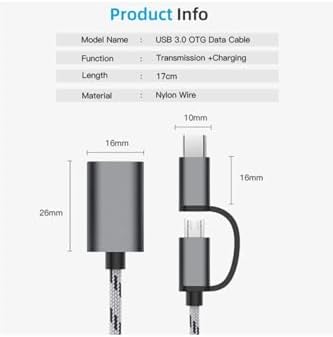 Alternative view of 4901 USB 3.0 OTG To Type-C Micro USB Data Şarj Çevirici Dönüştürücü Adaptör