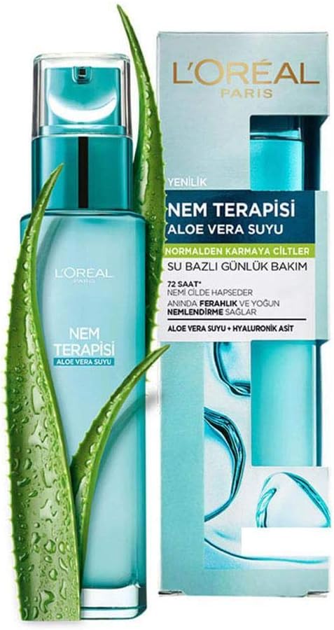 Nem Terapisi Aloe Suyu, Nemlendirici ve Ferahlık Etkili Krem, Normalden Karmaya Ciltler 70 ml