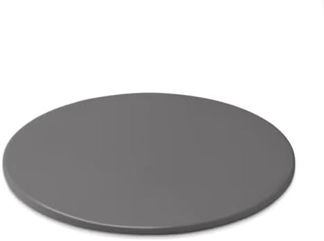 Alternative view of Pizza taşı – küçük (Ø 26 cm), sırlı kordierit barbekü pizza taşı, hızlı ısınır ve ısı yayar, tüm mangallar için uygundur (37 cm çapındaki kömür, gaz, pelet, elektrik), siyah (18413)